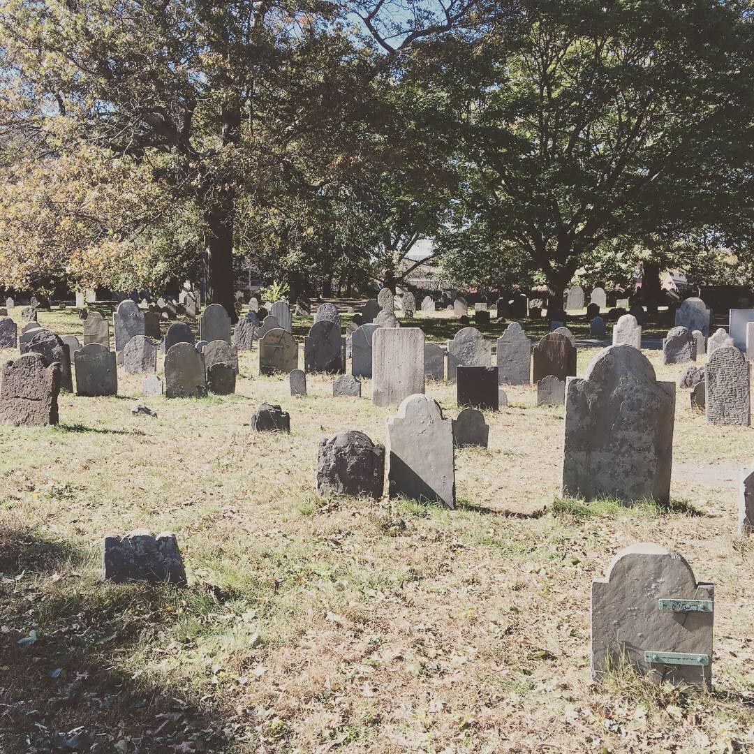 the old burying point cemetery